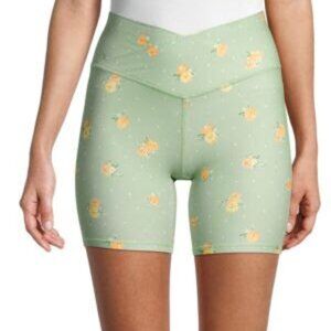 WeWoreWhat Floral dot print biker shorts